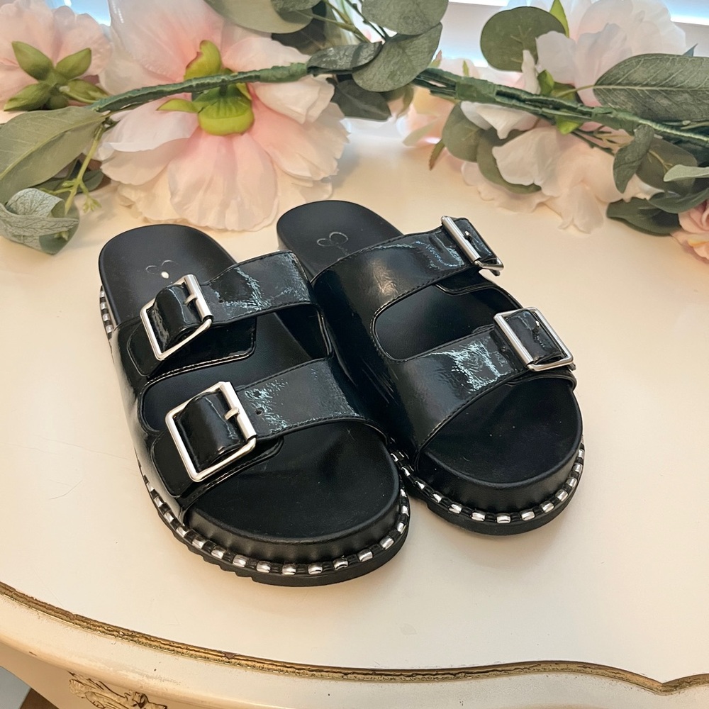 Jessica Simpson Calenta studded platform sandals Sz 6